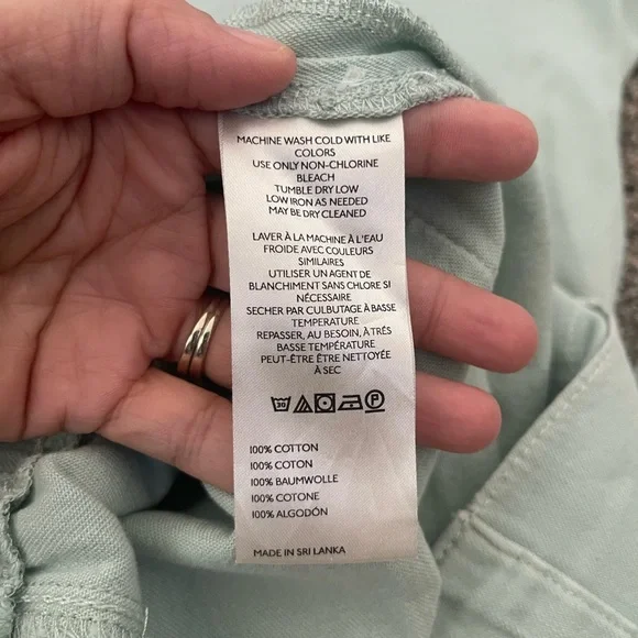 Women’s We The Free Breezy Denim Pull-on Jeans Sea Mist Size M - Picture 9 of 9